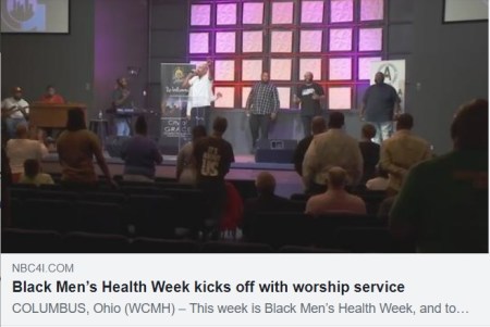 Black Men’s Health Week kicks off with worship service