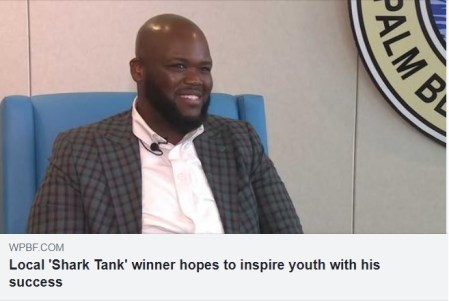 Local ‘Shark Tank’ winner hopes to inspire youth with his success