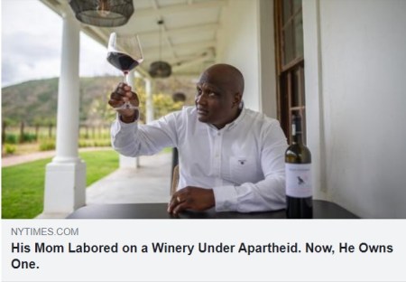 His Mom Labored on a Winery Under Apartheid. Now, He Owns One.