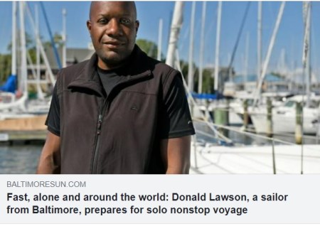 Fast, alone and around the world: Donald Lawson, a sailor from Baltimore, prepares for solo nonstop voyage