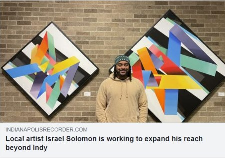 Local Black artist receives Creative Renewal Arts Fellowship, aims to expand outside Indy