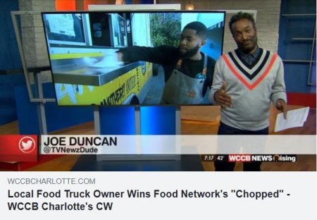 Local Food Truck Owner Wins Food Network’s “Chopped”