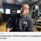 This Cincinnati barber, TikTok sensation is changing lives one haircut at a time