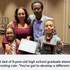 Mom and dad of 9-year-old high school graduate share their No. 1 parenting rule: ‘You’ve got to develop a different mindset’