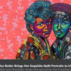 HOW ARTIST BISA BUTLER BRINGS HER EXQUISITE QUILT PORTRAITS TO LIFE