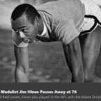 OLYMPIC GOLD MEDALIST JIM HINES PASSES AWAY AT 76