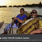 STUDENTS HELP JANITOR VISIT HIS FAMILY IN JAMAICA