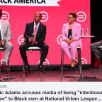 Mayor Eric Adams accuses media of being “intentionally destructive” to Black men at National Urban League Conference in Houston