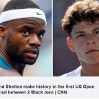 Tiafoe and Shelton make history in the first US Open quarterfinal between 2 Black men