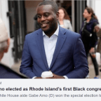 Gabe Amo elected as Rhode Island’s first Black congressman